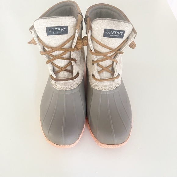 Sperry Saltwater Emboss Wool Duck Boots - Picture 1 of 7